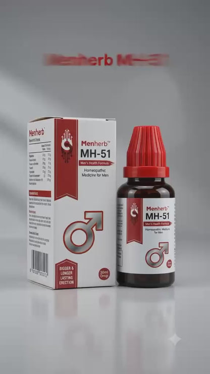 Menherb MH-51 Homeopathic Medicine for Men's Health Drops